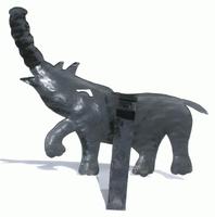 Metal elephant