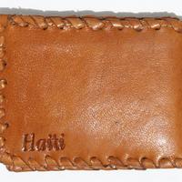 Leather coin purse