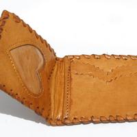 Leather coin purse