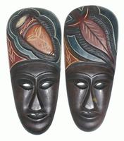 Wooden african masks