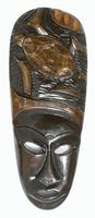 Haitian wooden mask