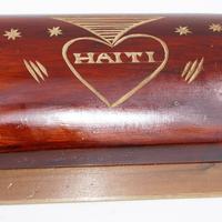 Haitian wooden box