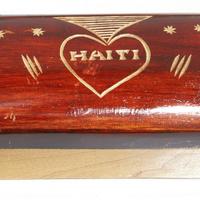 Haitian wooden box