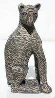 Wild cat sculpture