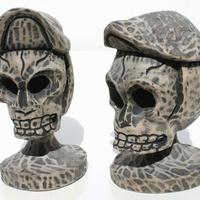 Wooden skull