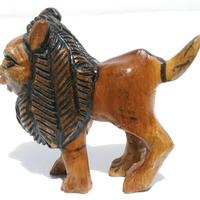 Wooden lion