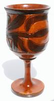 Haitian wooden goblet