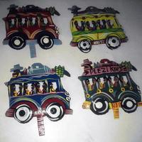 Set 4 Metal cars