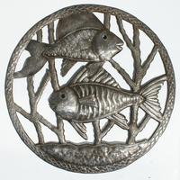 Metal Fishes wall decor