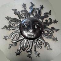 Metal sun wall decor