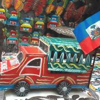 Haitian painted car