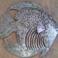 Large metal fish