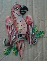 Metal Parrot Wall Art