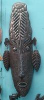 Haitian metal mask