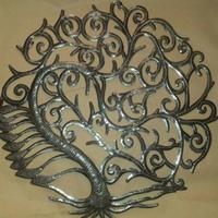 Tree of life: Scrap metal art