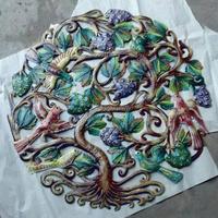 Metal colorful tree of life: Steel wall art