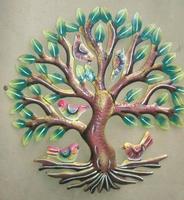 Metal tree with birds