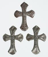 Set 3 metal crosses